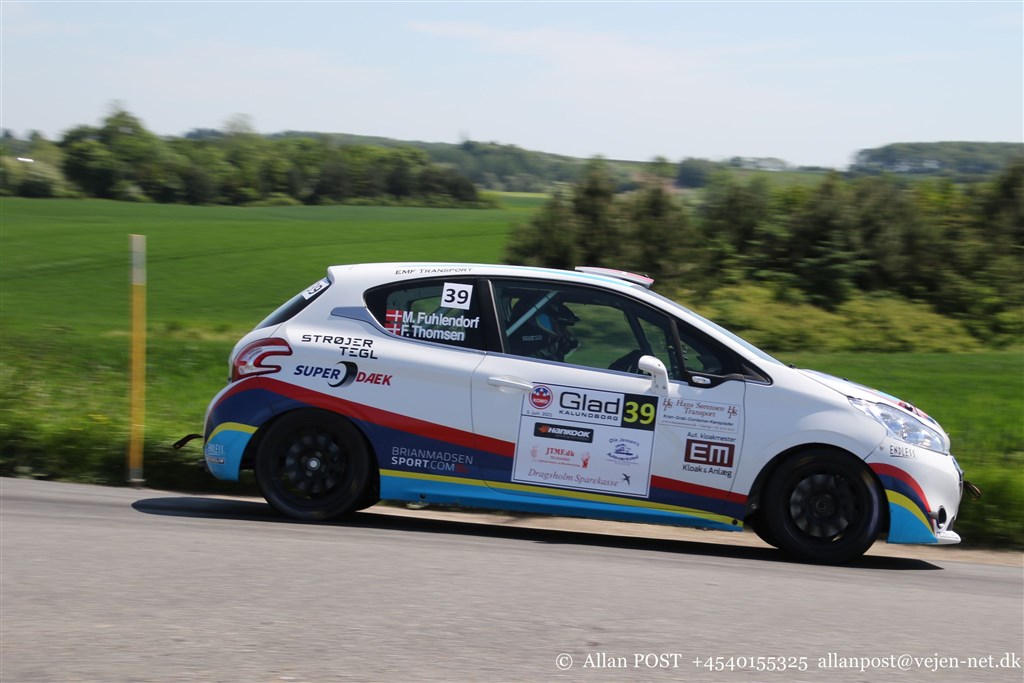 En varm og hurtig dag i Kalundborg for Fuhlendorf Motorsport.